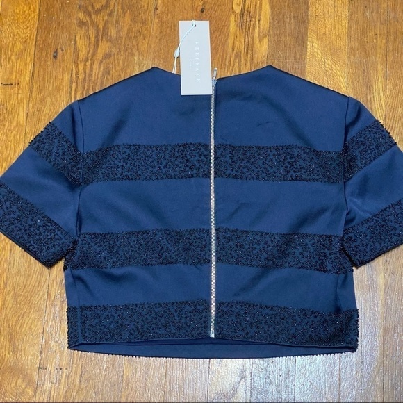 NWT Keepsake beaded cropped top - Picture 8 of 9